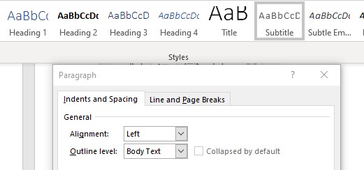 Use Word Styles for navigating around and restructuring your&nbsp;document